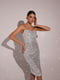 Сукня вечірня сріблястого кольору | 6260294 | фото 4