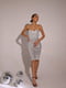 Сукня вечірня сріблястого кольору | 6260294 | фото 6