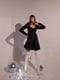 Сукня А-силуету чорна | 6260300 | фото 5