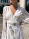 Сукня А-силуету біла в принт | 6260394 | фото 4