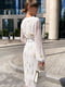 Сукня А-силуету біла в принт | 6260394 | фото 5