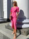 Сукня-футляр рожева в горох | 6260398 | фото 6