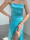 Платье А-силуэта голубое | 6260404 | фото 2