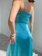 Платье А-силуэта голубое | 6260404 | фото 4