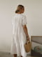 Платье А-силуэта белое | 6260416 | фото 3