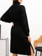 Платье-свитер черное | 6260565 | фото 4