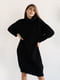 Платье-свитер черное | 6260599 | фото 2