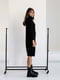 Платье-свитер черное | 6260599 | фото 3