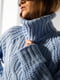 Платье-свитер голубое | 6260615 | фото 2