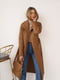 Пальто стеганое коричневое | 6260901 | фото 5