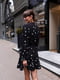 Сукня А-силуету чорна в принт | 6260904 | фото 5