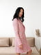 Платье-жакет розовый в клетку | 6260941 | фото 2