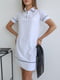 Сукня-футболка біла | 6260990 | фото 3