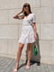 Сукня А-силуету біла в принт | 6261091 | фото 6