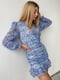 Платье А-силуэта синее | 6261141 | фото 4