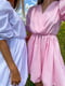 Платье А-силуэта розовое | 6261154 | фото 4