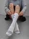 Шкарпетки білі з принтом | 6261228 | фото 2