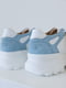 Кросівки біло-блакитні | 6261540 | фото 9