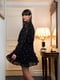 Платье А-силуэта черное | 6261777 | фото 7