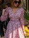 Сукня А-силуету рожева в квітковий принт | 6261974 | фото 5