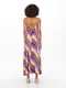 Платье А-силуэта разноцветное в полоску | 6246258 | фото 2