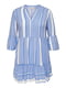 Сукня А-силуету блакитна в смужку | 6246277
