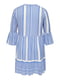 Сукня А-силуету блакитна в смужку | 6246277 | фото 2