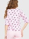 Блуза розовая в принт | 6262174 | фото 4