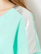 Блуза ментолового кольору | 6262182 | фото 5