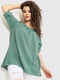 Блуза зеленая в принт | 6262206