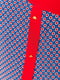 Блуза червоно-синя в принт | 6262225 | фото 5