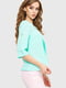 Блуза ментолового цвета | 6262235 | фото 3