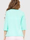 Блуза ментолового кольору | 6262235 | фото 4