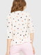 Блуза молочного цвета в горошек | 6262243 | фото 4