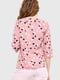 Блуза пудрового цвета в горошек | 6262245 | фото 4
