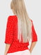 Блуза червона в горошок | 6262249 | фото 4