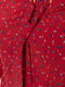 Блуза бордова в принт | 6262251 | фото 5