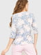 Блуза серо-пудрового цвета в принт | 6262254 | фото 4