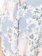 Блуза серо-пудрового цвета в принт | 6262254 | фото 5