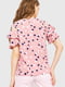 Блуза пудрового кольору в горошок | 6262263 | фото 4