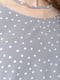 Блуза сіра в горошок | 6262275 | фото 5