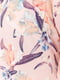 Блуза пудрового цвета в принт | 6262338 | фото 5