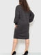 Платье-свитер грифельного цвета | 6262453 | фото 4