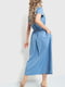 Платье А-силуэта цвета джинс | 6262472 | фото 4