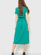 Платье А-силуэта зеленое | 6262474 | фото 4