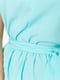 Платье А-силуэта мятного цвета | 6262477 | фото 5