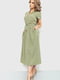 Сукня А-силуету оливкового кольору | 6262478 | фото 3