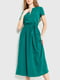 Платье А-силуэта темно-зеленое | 6262482 | фото 2