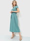 Сукня А-силуету темно-оливкового кольору | 6262483 | фото 2