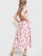 Сукня А-силуету рожева в принт | 6262487 | фото 4